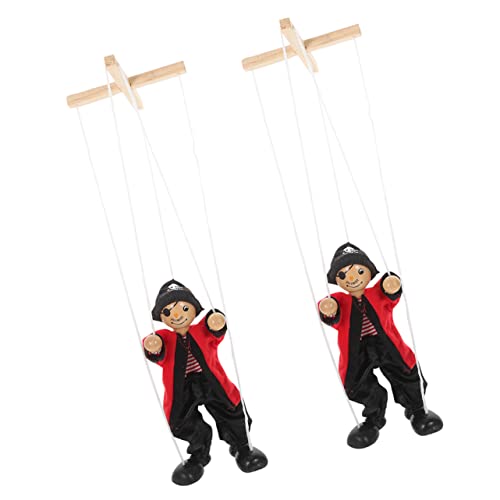 UPKOCH 2Stücke Holz Marionetten Piraten Puppen Lustige Saitenpuppen für Kreative Aufführungen Partys und Dekoration UPKOCH 2Stücke Holz Marionetten Piraten Puppen Lustige Saitenpuppen für Kreative Aufführungen Partys und Dekoration von UPKOCH