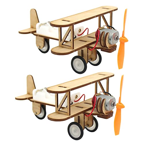 UPKOCH 2Stücke Holz Modellflugzeug DIY für Ingenieurversammlungsprojekt Kreativität und Fantasie für Jungen UPKOCH 2Stücke Holz Modellflugzeug DIY für Ingenieurversammlungsprojekt Kreativität und Fantasie für Jungen von UPKOCH