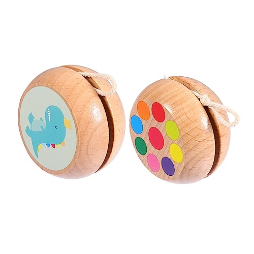 UPKOCH 2Stücke Holz Reaktionsspielzeug Anfänger Reaktionsball Für Jungen Und Tolles Für Kleine Fördert Die Motorik Und Reaktionsfähigkeit von UPKOCH