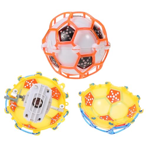 UPKOCH 2Stücke Leuchtendes Musik Fußballspielzeug Für Vibrierender Hüpfender Ball Ohne Batterie Für Jungen Und Fördert Bewegung Und Spaß Im Freien von UPKOCH