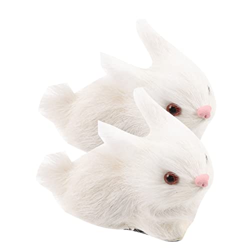 UPKOCH 2stücke Realistische Plüschhasen Dekorationen Täuschend Echte Simulation Von Kaninchen Für Heim Garten Fotografie Halloween Und Weihnachtsfeiern Als Kreative Wohnaccessoires UPKOCH 2stücke Realistische Plüschhasen Dekorationen Täuschend Echte Simulation Von Kaninchen Für Heim Garten Fotografie Halloween Und Weihnachtsfeiern Als Kreative Wohnaccessoires von UPKOCH