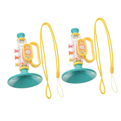 UPKOCH 2Stücke Trompete Trompete für Anfänger Cartoon Design Tragbares Musikinstrument für Kleine für Musikunterricht und Kreative Spielmomente UPKOCH 2Stücke Trompete Trompete für Anfänger Cartoon Design Tragbares Musikinstrument für Kleine für Musikunterricht und Kreative Spielmomente von UPKOCH