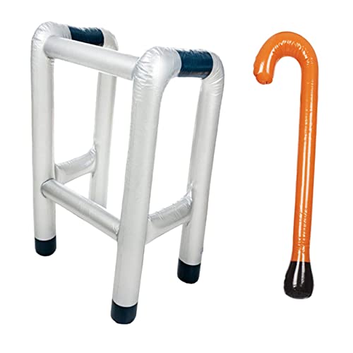 UPKOCH Aufblasbare Gehhilfe Für Spaß 2 Stück Aufblasbarer Rahmen Spazierstock Party-Witz Spazierstock Zum Anziehen Ideal Für Erwachsene UPKOCH Aufblasbare Gehhilfe Für Spaß 2 Stück Aufblasbarer Rahmen Spazierstock Party-Witz Spazierstock Zum Anziehen Ideal Für Erwachsene von UPKOCH
