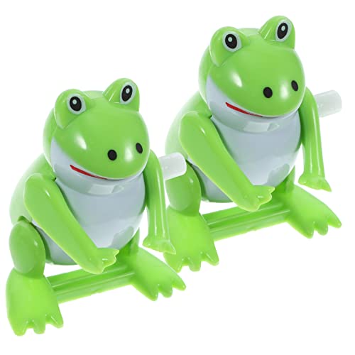 UPKOCH Zartes Spielzeug Für Jungen Und Mädchen Frosch-Modell Dekoratives Aufziehspielzeug Für Spaß Und Lernen von UPKOCH