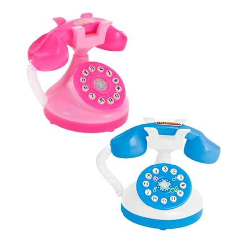 UPKOCH Realistisches Mini-telefonspielzeug Für Kinder So Tun Als Ob Telefon Im Vintage-Design Für Mädchenspielzeug von UPKOCH
