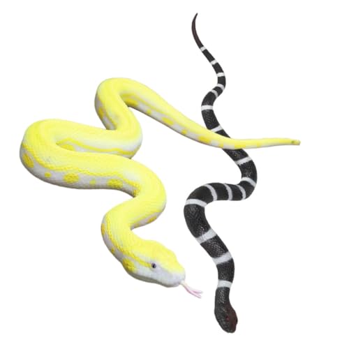 UPKOCH 2pcs Realistisches Gefälschtes Schlangenmodell Schlangenfigur Schlange Figur Simulation Tiermodell UPKOCH 2pcs Realistisches Gefälschtes Schlangenmodell Schlangenfigur Schlange Figur Simulation Tiermodell von UPKOCH