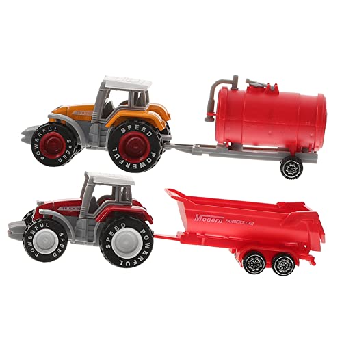 UPKOCH LKW-Spielzeug Aus Kunststoff Für Jungen Auto-spielzeugset Traktor-Spielzeug Mit Trägheitsgleiter Spielspielzeug von UPKOCH
