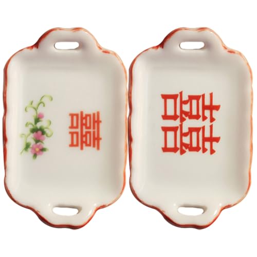 UPKOCH 2st Doppelter Glücksteller Aus Keramik Simuliertes Mini-Geschirr Mini-hausornamente Kinderspielzeug Mini- -keramikplatte Mini-hausdekoration Zubehör Für Puppenhäuser Miniteller UPKOCH 2st Doppelter Glücksteller Aus Keramik Simuliertes Mini-Geschirr Mini-hausornamente Kinderspielzeug Mini- -keramikplatte Mini-hausdekoration Zubehör Für Puppenhäuser Miniteller von UPKOCH