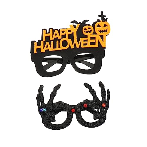 UPKOCH 2st Halloween-brille Halloween-requisiten Rote Sonnenbrille Steampunk-sonnenbrille Halloween-schmuck Scherzbrille Halloween-neuheitsbrille Party-brillen-dekore Filzstoff UPKOCH 2st Halloween-brille Halloween-requisiten Rote Sonnenbrille Steampunk-sonnenbrille Halloween-schmuck Scherzbrille Halloween-neuheitsbrille Party-brillen-dekore Filzstoff von UPKOCH