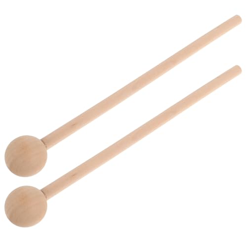 UPKOCH 2 Stück Pädagogische Percussion-schlägel für Jungen und Mädchen 12 18 Zoll Große Holzstäbe Sicher für Musik-lernspielzeug von UPKOCH