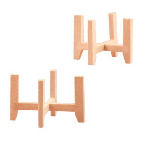 UPKOCH 2 Stück Mini-blumenständer-Modell Für Puppenhaus Zubehör Blumenständer- Aus Holz Szenenschmuck Im Maßstab 112 von UPKOCH
