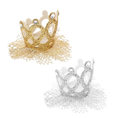 UPKOCH 2st Krone Haarschmuck Haarschleifen Für Mädchen Spitze Krone Kopfschmuck Kinderkostüm Krone Für Mädchen Haarspangen Krone Tortenaufsatz Krone Haarnadel Haarzubehör Silver Netz UPKOCH 2st Krone Haarschmuck Haarschleifen Für Mädchen Spitze Krone Kopfschmuck Kinderkostüm Krone Für Mädchen Haarspangen Krone Tortenaufsatz Krone Haarnadel Haarzubehör Silver Netz von UPKOCH