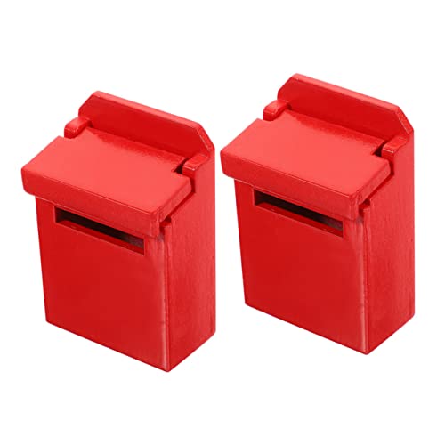 UPKOCH 2st Letterbox-Modell Postfächer Figuren Briefkasten Miniaturen Bausatz Lustige Gartendeko Mini-Mailbox-Modell Postfach Im Mikro-landschaftsformat Rot Hölzern UPKOCH 2st Letterbox-Modell Postfächer Figuren Briefkasten Miniaturen Bausatz Lustige Gartendeko Mini-Mailbox-Modell Postfach Im Mikro-landschaftsformat Rot Hölzern von UPKOCH