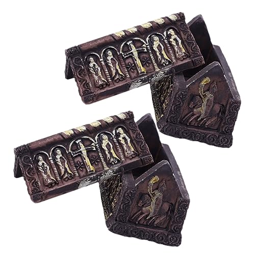 UPKOCH Einzigartige Halloween Decor Mini Skelett Spielzeug Sarg Box Requisiten Harz Halloween Ornamente Landschaft Decor UPKOCH Einzigartige Halloween Decor Mini Skelett Spielzeug Sarg Box Requisiten Harz Halloween Ornamente Landschaft Decor von UPKOCH
