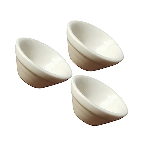 UPKOCH 3 STK Mini-schüssel Lernspielzeug Für Nachgeahmtes Küchenspielzeug Stellen Sie Sich Vor, Zu Kochen Rollenspiele Für Schüsselmodell Weiß Keramik UPKOCH 3 STK Mini-schüssel Lernspielzeug Für Nachgeahmtes Küchenspielzeug Stellen Sie Sich Vor, Zu Kochen Rollenspiele Für Schüsselmodell Weiß Keramik von UPKOCH