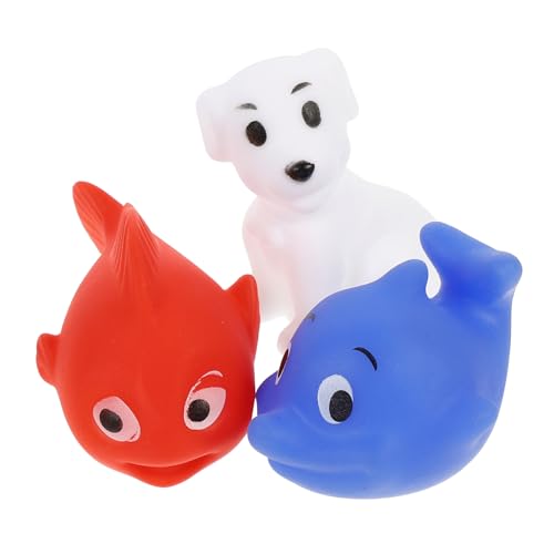 UPKOCH 3 STK Schwimmspielzeug aus Gummi Goodie-Bag-Füller Badewanne Wasserspielzeug Spielzeug für Kleinkinder Kinderspielzeug Babybadewanne Badespielzeug für Babys Perlmutt Tier bilden von UPKOCH