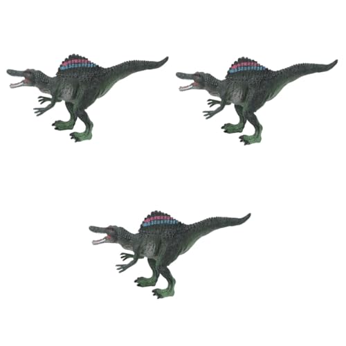 UPKOCH 3 STK Stachelrücken-Drachen Hand Ornament Dinosaurier Handwerk Garagen-Kits Spielzeug Modelle Simulation von Wildtieren DIY & Handwerk Schreibtisch schmücken Spinosaurus Figur Kind von UPKOCH