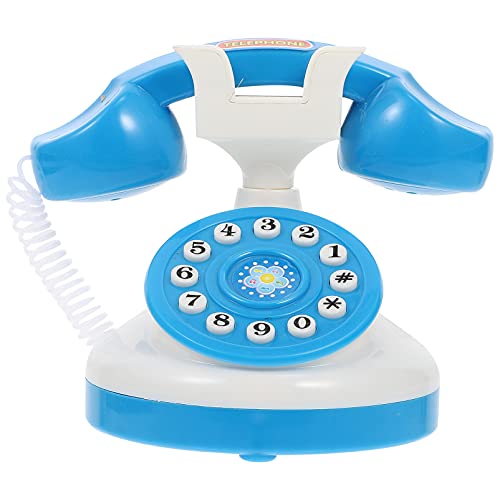 UPKOCH 3 STK simuliertes Telefon Retro-Telefon Desktop-Spielzeug Nur Babymobile Handy kleines Telefonspielzeug Lernspielzeug intelligent schmücken Säule vorgeben Kleinkind Haushaltsgeräte von UPKOCH