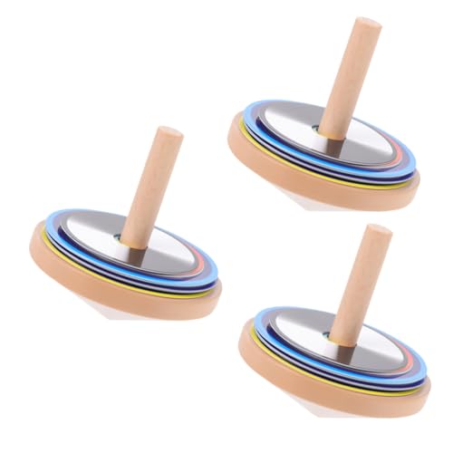 UPKOCH 3 Sätze Bunte Holzkreisel Gyrospielzeug für Tragbar Fördert Hand Auge Koordination und Druckabbau Kreatives Outdoor für Jungen und Mädchen Ab Jahren UPKOCH 3 Sätze Bunte Holzkreisel Gyrospielzeug für Tragbar Fördert Hand Auge Koordination und Druckabbau Kreatives Outdoor für Jungen und Mädchen Ab Jahren von UPKOCH