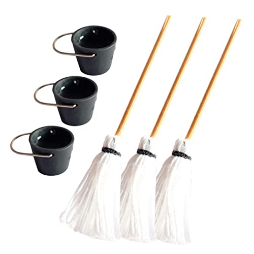 UPKOCH 3 Sätze Eimer-Mop-Modell für kinderspielzeug spielsachen Toys for Dekoration wischeimer Mini-Schnallendekor kleines Hauszubehör Eisen UPKOCH 3 Sätze Eimer-Mop-Modell für kinderspielzeug spielsachen Toys for Dekoration wischeimer Mini-Schnallendekor kleines Hauszubehör Eisen von UPKOCH