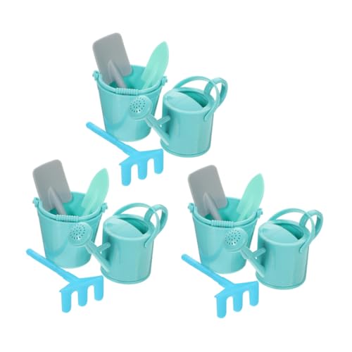 UPKOCH 3 Sätze Garten Der Miniaturen Anlage Rechen Korb Basteln Weiden Bausatz Kleines Werkzeugmodell Kleines Gartengerät Outdoor-werkzeugmodell Mini-rake-Modelle Abs-Kunststoff von UPKOCH