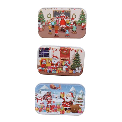 UPKOCH 3 Sätze Puzzle basteln für bastelmaterial für bastelsets für zabawki stymulujące rozwój laubsäge Weihnachtsspielzeug pädagogisches Robin-Board von UPKOCH