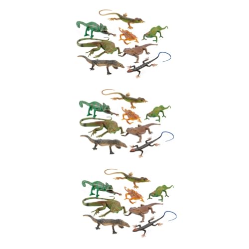 UPKOCH 3 Sätze Reptilienmodell Kinder Dekor Tierisches Spielset Dekor Für Zu Hause Kinderspielzeug Eidechsen-actionfiguren Reptilienterrarien Wilde Tiere Figur Kriechen Schmücken PVC von UPKOCH