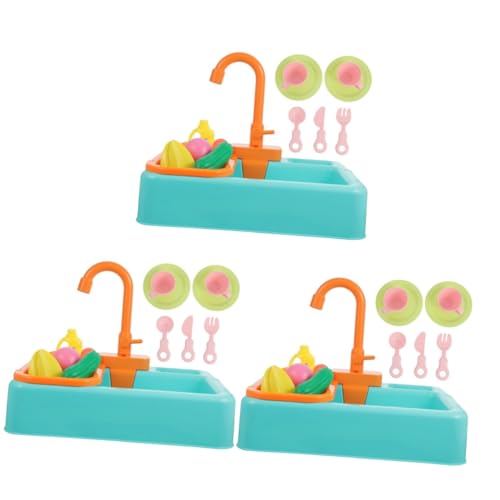 UPKOCH 3 Sätze Vogel Badewanne Wasserhahn multifunktionale Duschkabine Lebensmittelspielzeug für Kinder Bird Bath Outdoor vogeltränke Spielzeuge Vogelspielzeug Duschbecken für Papageien von UPKOCH