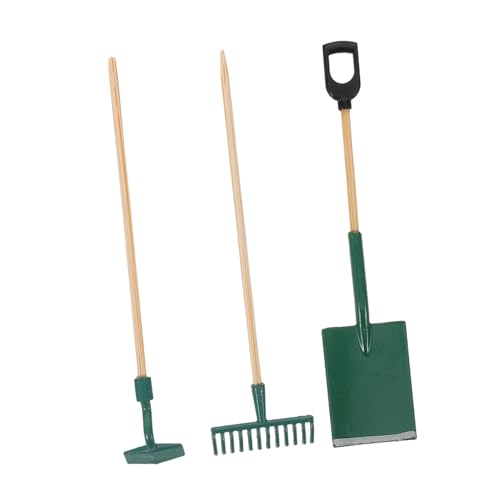 UPKOCH 3 Sets Miniatur-gartengeräte: Mini-gartengeräte – Mini-Puppen-arbeitszubehör-Set Im Maßstab 1:12 Für DIY-puppenhaus-Garten- Und Hofdekorationen von UPKOCH