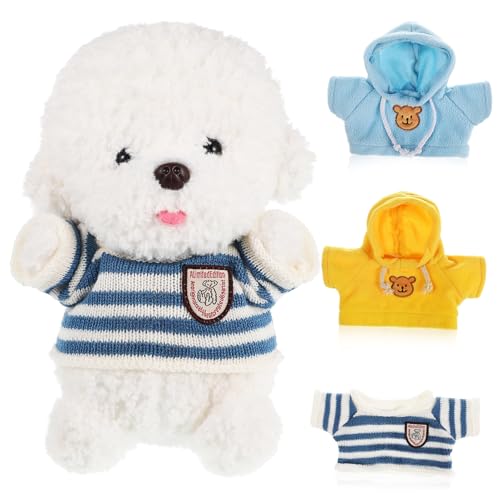UPKOCH 3 Stück Bärenpullover puppenkleider Set teddybären Kuscheltier Puppen Outfit Kleidung für teddybären stickig Puppenzubehör Spielzeugkleidung für Puppen Stofftierkleidung Garn von UPKOCH
