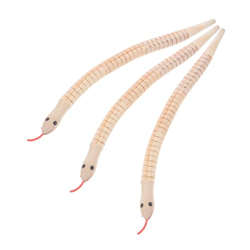 UPKOCH 3 Stück Doodle-Spielzeugschlange wackelt Schlangen lehrreich Buche Streich Wackelspielzeug Schlange aus Holz Kinderspielzeug Lernspielzeug hölzern Khaki UPKOCH 3 Stück Doodle-Spielzeugschlange wackelt Schlangen lehrreich Buche Streich Wackelspielzeug Schlange aus Holz Kinderspielzeug Lernspielzeug hölzern Khaki von UPKOCH