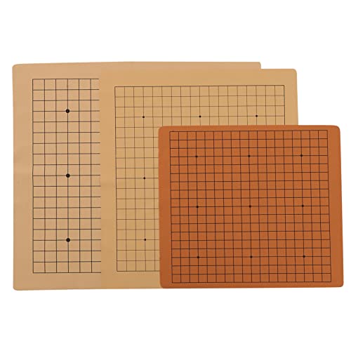 UPKOCH 3 Stück Faltbares Go Schachbrett aus PU Leder für Teiliges Praktisch für Reisen und Spielspaß Drinnen und Draußen UPKOCH 3 Stück Faltbares Go Schachbrett aus PU Leder für Teiliges Praktisch für Reisen und Spielspaß Drinnen und Draußen von UPKOCH