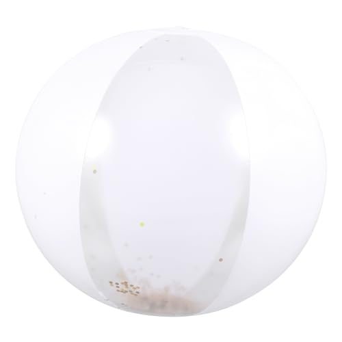 UPKOCH 3 Stück Glitzernder Wasserball Spiele Am Strand Sandspielzeug Sandkasten Strandbälle Für Poolspielzeug Aufblasbarer Paillettenball Großer Aufblasbarer Wasserball Pvc von UPKOCH