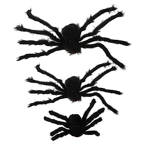 UPKOCH 3 Stück Halloween-Spinne Halloween-Wohndekoration Halloween-Dekorationen Spinne Halloween aussendeko Halloween plüschtier Halloween-Partyzubehör spukhaus Black UPKOCH 3 Stück Halloween-Spinne Halloween-Wohndekoration Halloween-Dekorationen Spinne Halloween aussendeko Halloween plüschtier Halloween-Partyzubehör spukhaus Black von UPKOCH