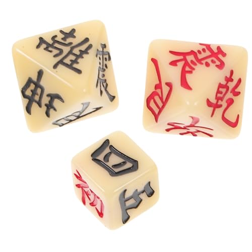 UPKOCH 3 Stück Ich Ching Dice Led Wahrsagen Würfel Erzählen Requisiten Für Wahrsagerei-Spiele Alte Weissagungswürfel Würfel Für Würfel-stütze Mehrere Wahrsagespielwürfel Spieleprop Harz UPKOCH 3 Stück Ich Ching Dice Led Wahrsagen Würfel Erzählen Requisiten Für Wahrsagerei-Spiele Alte Weissagungswürfel Würfel Für Würfel-stütze Mehrere Wahrsagespielwürfel Spieleprop Harz von UPKOCH