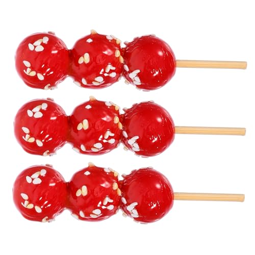 UPKOCH 3 Stück Kandiertes Haws-Modell puppenhauszubehör winzige kandierte Kerne gefälschte kandierte Haws Miniatur-Kürbisspieße Mini-Fake-Snacks Bonbon-Modell Mini-Essen rot UPKOCH 3 Stück Kandiertes Haws-Modell puppenhauszubehör winzige kandierte Kerne gefälschte kandierte Haws Miniatur-Kürbisspieße Mini-Fake-Snacks Bonbon-Modell Mini-Essen rot von UPKOCH