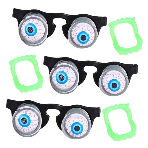 UPKOCH 3 Stück Kind Reize Knallt Weiß Neuartige Brillen Halloween Gefälschte Zähne Halloween-streichspielzeug Gruselige Halloween-Brille Lustige Brille Augen Brille Plastik Grey UPKOCH 3 Stück Kind Reize Knallt Weiß Neuartige Brillen Halloween Gefälschte Zähne Halloween-streichspielzeug Gruselige Halloween-Brille Lustige Brille Augen Brille Plastik Grey von UPKOCH