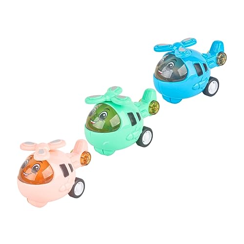 UPKOCH 3 Stück Kleinflugzeug Trägheitsauto Kinderauto Miniaturflugzeug Cartoon Flugzeug Trägheitsauto Trägheit Kleinflugzeug Cartoon Kleinflugzeug Modell Auto Abs von UPKOCH
