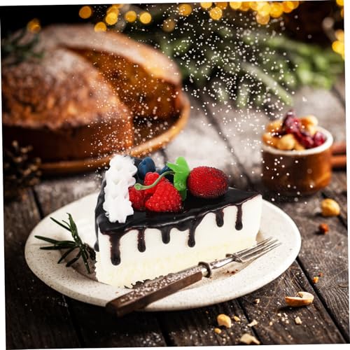 UPKOCH 3 Stück Künstliche Kuchenmodelle Teilig Realistische Fake Cakes aus PU Material Lebensechte Tortendekoration für Fotografie Party Laden Deko Zubehör Backzubehör Fensterdekoration von UPKOCH