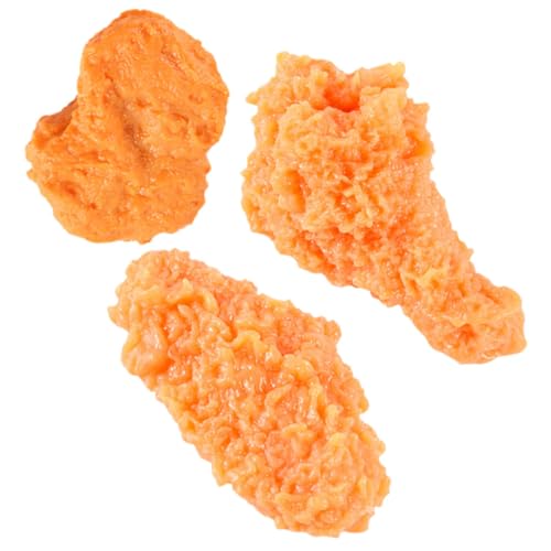 UPKOCH 3 Stück Lebensechte Künstliche Gebratene Hähnchenstücke Modell Realistische Hähnchenflügel Drumsticks Vielseitige Dekoration und Fotorequisite für Küche Party Rollenspiel UPKOCH 3 Stück Lebensechte Künstliche Gebratene Hähnchenstücke Modell Realistische Hähnchenflügel Drumsticks Vielseitige Dekoration und Fotorequisite für Küche Party Rollenspiel von UPKOCH