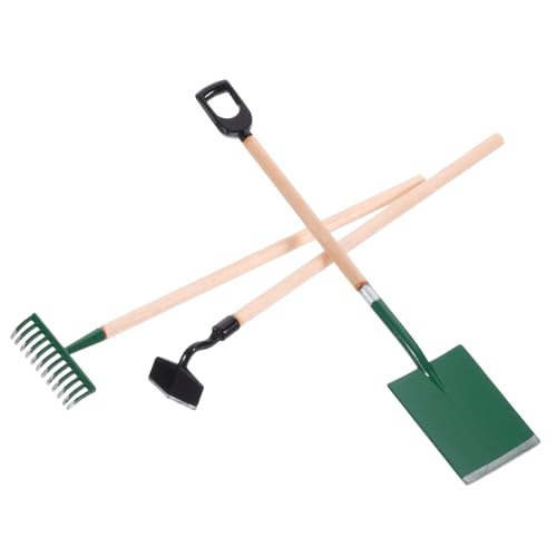 UPKOCH 3 Stück Mini Gartengeräte Set Teilig Mini Schaufel Rechen Hacke für Puppenhaus Zubehör Gartenwerkzeug für Jungen und Mädchen UPKOCH 3 Stück Mini Gartengeräte Set Teilig Mini Schaufel Rechen Hacke für Puppenhaus Zubehör Gartenwerkzeug für Jungen und Mädchen von UPKOCH