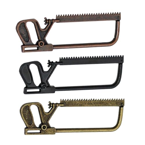 UPKOCH 3 Stück Mini-Säge Modell mini mini Toys Miniature Toy Sturdy Saw Model Micro Scene Decoration für Feengartensägen Miniatur-Sägen-Dekoration Legierung von UPKOCH