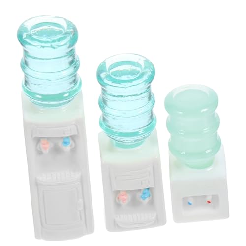 UPKOCH 3 Stück Mini-Wasserspender für kinderspielzeug Bathroom Decoration stylingbã¼rsten Puppenhaus-Wasserspender mit Wasserspender Mini-Modell Harz von UPKOCH