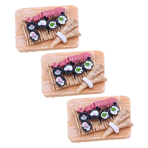 UPKOCH 3 Stück Miniatur-Food-Spiel Requisiten Künstliches Winziges Essen Miniatur-Food-Modell Miniaturszene Miniatur-Lebensmittel-Requisite Mini-hausschmuck Mini-küchenutensilien Plastik von UPKOCH