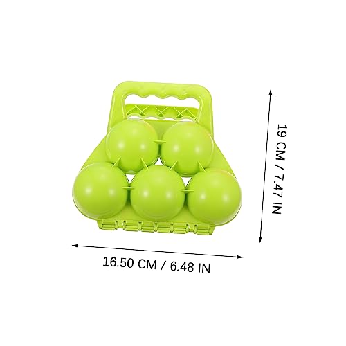 UPKOCH 3 Stück Praktischer Schneeclip für Winter Schneeballschlachten Kunststoff Robust mit Ergonomischem Griff Einfaches Formen von Schneebällen Outdoor Winter Zufällige Zufällige Farbe von UPKOCH