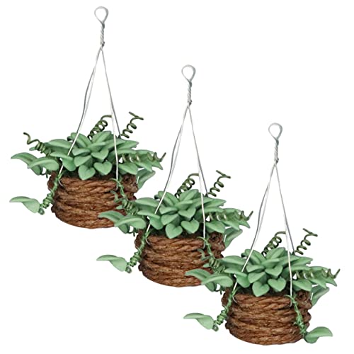 UPKOCH 3 Stück Puppenhaus Topfpflanze Hauszubehör Mini-Lebensmittel Puppenhausmöbel Artikel künstliche zimmerpflanzen Little Plants Mini-Hauspflanze mini zubehör mini Harz Green UPKOCH 3 Stück Puppenhaus Topfpflanze Hauszubehör Mini-Lebensmittel Puppenhausmöbel Artikel künstliche zimmerpflanzen Little Plants Mini-Hauspflanze mini zubehör mini Harz Green von UPKOCH