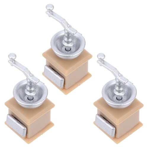 UPKOCH 3stücke Teiliges Miniatur Kaffee Für Handbetriebene Kaffeemühle Für Kreative Küchendekoration Und Rollenspiele Hochwertiges Mini-küchenzubehör UPKOCH 3stücke Teiliges Miniatur Kaffee Für Handbetriebene Kaffeemühle Für Kreative Küchendekoration Und Rollenspiele Hochwertiges Mini-küchenzubehör von UPKOCH