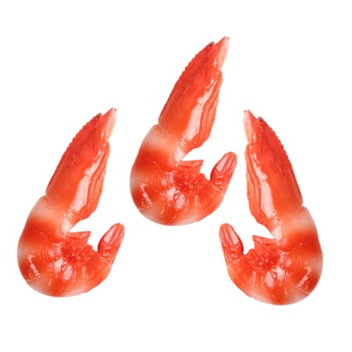 UPKOCH 3 Stück Simulierte Eisgarnelen Garnelen Figuren Lifelike realistisch gekochte Garnelenmodell Künstliche Garnelen realistische Garnelenmodelle Simulationsfutter PVC rot UPKOCH 3 Stück Simulierte Eisgarnelen Garnelen Figuren Lifelike realistisch gekochte Garnelenmodell Künstliche Garnelen realistische Garnelenmodelle Simulationsfutter PVC rot von UPKOCH