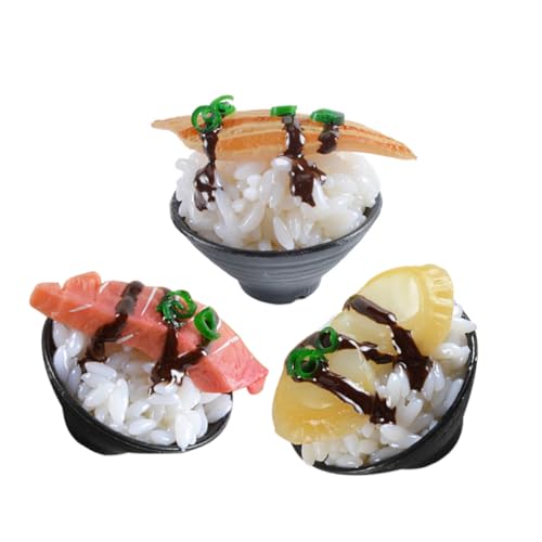 UPKOCH 3 Stück Simulierte Sushi -Spielzeuge Stellen Sie Sich Sushi vor Miniaturfutterspielzeug Sushi-Ornament Lebensmittelmodell Mini-Sushi gefälschte Lebensmittelspielzeuge PVC UPKOCH 3 Stück Simulierte Sushi -Spielzeuge Stellen Sie Sich Sushi vor Miniaturfutterspielzeug Sushi-Ornament Lebensmittelmodell Mini-Sushi gefälschte Lebensmittelspielzeuge PVC von UPKOCH