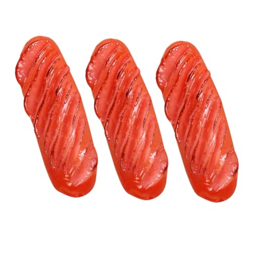 UPKOCH 3stücke Simulierte Bratwürste Realistische Hot Dog Requisiten Für Fotografie Und Dekoration Für Küchen Restaurants Und Partys Hergestellt Aus Langlebigem UPKOCH 3stücke Simulierte Bratwürste Realistische Hot Dog Requisiten Für Fotografie Und Dekoration Für Küchen Restaurants Und Partys Hergestellt Aus Langlebigem von UPKOCH
